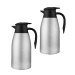 2x 1.5L Silver Color 3-Layer Stainless Steel Vacuum Durable Thermal Flask