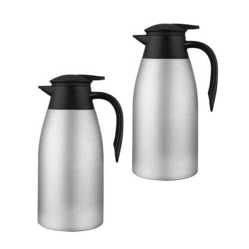 2x 1.5L Silver Color 3-Layer Stainless Steel Vacuum Durable Thermal Flask