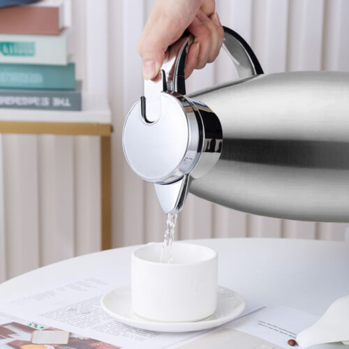 2x 2.3L Silver Double-Wall vacuum with 2 layers stainless steel Construction Thermal Flask - Image 6