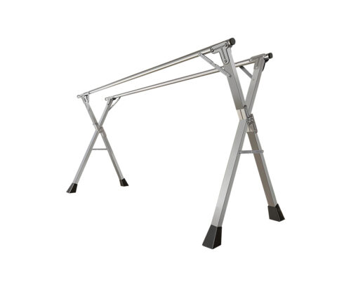 1.6m Portable Standing Clothes Drying Rack Folding Space-Saving Laundry Holder Indoor Outdoor