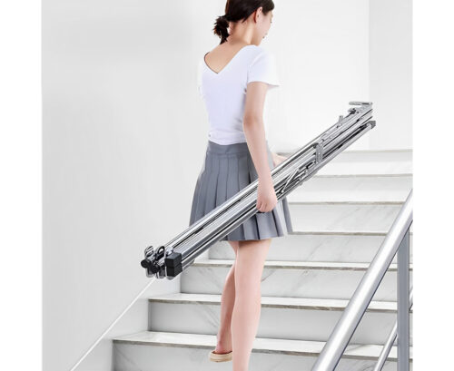 1.6m Portable Standing Clothes Drying Rack Folding Space-Saving Laundry Holder Indoor Outdoor - Image 4