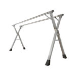 2.4m Portable Standing Clothes Drying Rack Folding Space-Saving Laundry Holder Indoor Outdoor