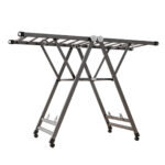 1.4m Portable Wing Shape Clothes Drying Rack Folding Space-Saving Laundry Holder