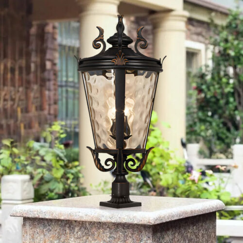Vintage Lantern 4x 71.2cm Wall Lamp Modern Aluminum Glass Wall Light Classic Outdoor Sconce Decorative Exterior Lighting - Image 3
