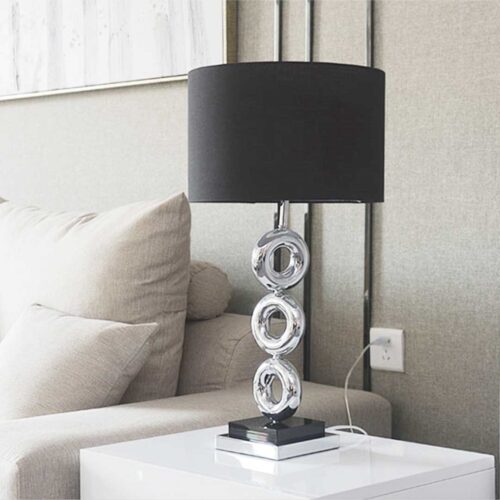 2x Simple Industrial Style Table Lamp Metal Base Desk Lamp - Image 7