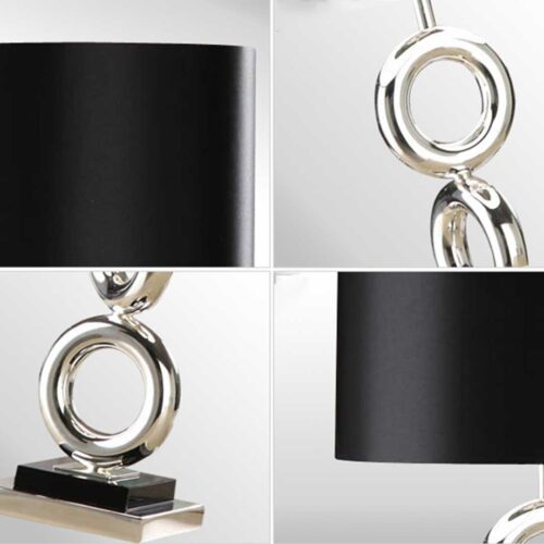 SOGA 4X Simple Industrial Style Table Lamp Metal Base Desk Lamp - Image 3