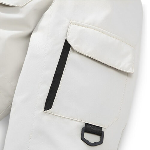 abbee White 2xL Winter Fur Hooded Down Jacket Lightweight Quilted Warm Puffer Coat - Image 2