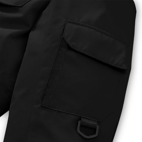 abbee Black Large Winter Fur Hooded Down Jacket Lightweight Quilted Warm Puffer Coat - Image 2