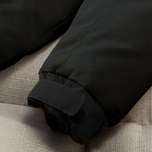 abbee Black XL Winter Fur Hooded Down Jacket Lightweight Quilted Warm Puffer Coat - Image 10