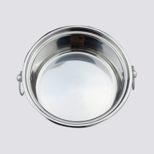 2x Stainless Steel Mini Asian Buffet Hot Pot Single Person Shabu Alcohol Stove Burner with Glass Lid - Image 7