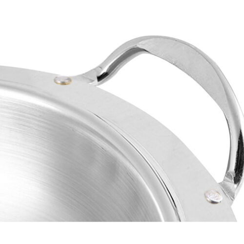 4x Stainless Steel Round Buffet Chafing Dish Cater Food Warmer Chafer with Glass Top Lid - Image 5