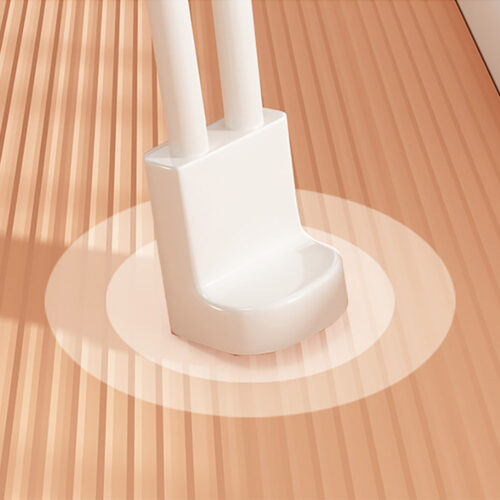 White Portable Bed Table Adjustable Folding Mini Desk with Cup Holder - Image 8