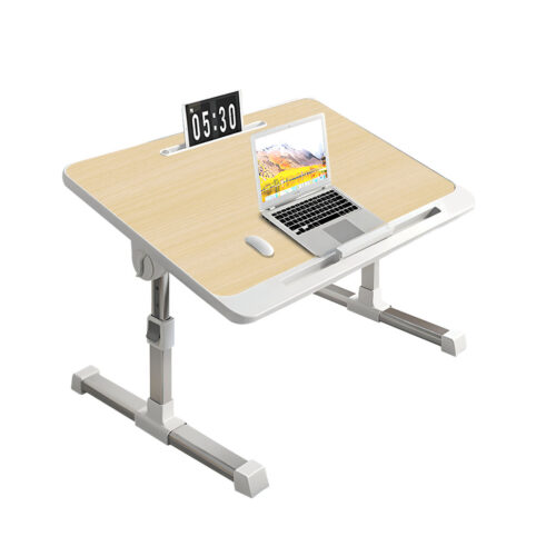 60X40cm Wood Small Laptop Bed Portable Folding Study Table Adjustable