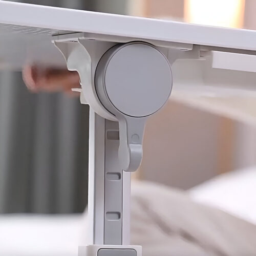 70X45cm White Small Laptop Bed Portable Folding Study Table Adjustable - Image 6