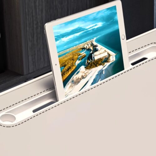2x 60X40cm Wood Small Laptop Bed Portable Folding Study Table Adjustable - Image 3