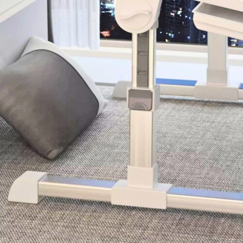 2x 60X40cm Wood Small Laptop Bed Portable Folding Study Table Adjustable - Image 5