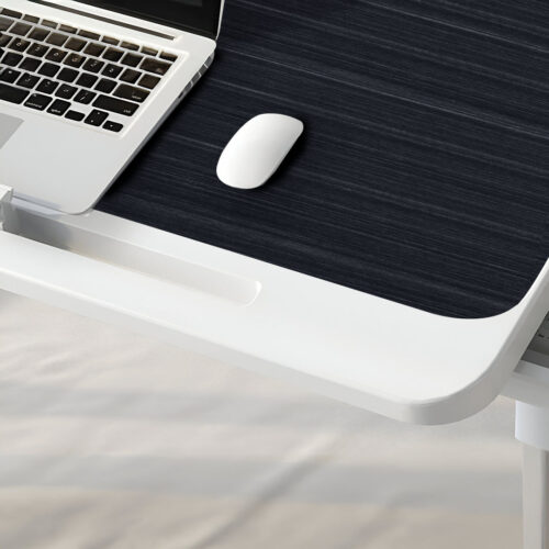 2x 60X40cm Black Small Laptop Bed Portable Folding Study Table Adjustable - Image 7