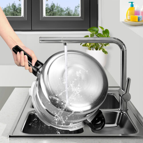 5L Commercial Grade Stainless Steel Pressure Cooker - Image 6
