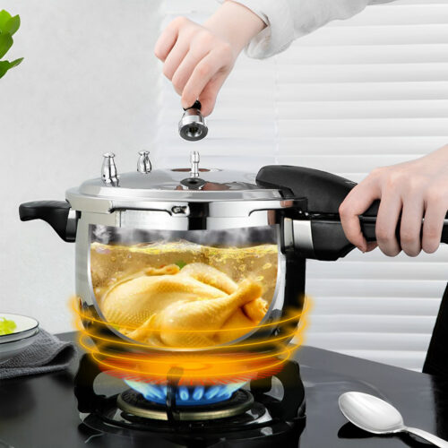 5L Commercial Grade Stainless Steel Pressure Cooker - Image 8