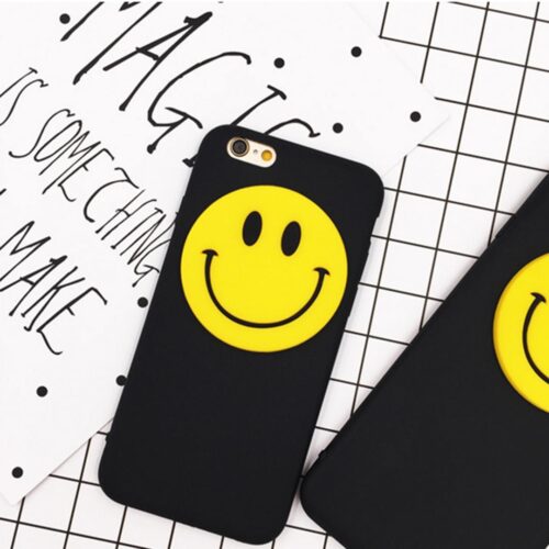iPhone 6 6s Shockproof Hard Back Case Smiley Face Durable Cover - Image 2