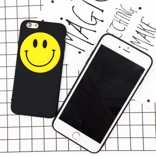iPhone 6 6s Shockproof Hard Back Case Smiley Face Durable Cover - Image 3