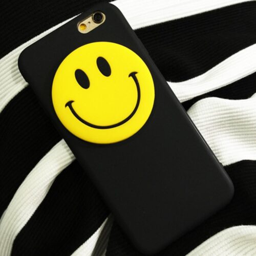 iPhone 6 6s Shockproof Hard Back Case Smiley Face Durable Cover - Image 6