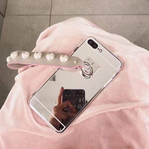 iPhone 7 7Plus Shockproof Hard Back Case Luxury Fashion Silver Mirror Cover - Image 5