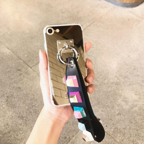 iPhone 6 6s Shockproof Hard Back Case Luxury Fashionable Durable Silver Mirror Back iPhone Case 6s - Image 3