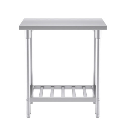 80*70*85cm Commercial Catering Kitchen Stainless Steel Prep Work Bench - Image 2