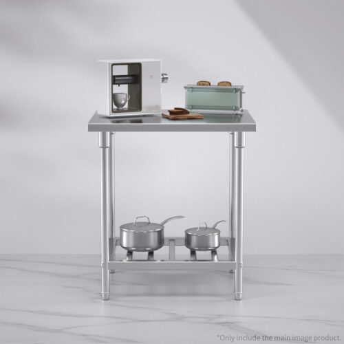 80*70*85cm Commercial Catering Kitchen Stainless Steel Prep Work Bench - Image 4