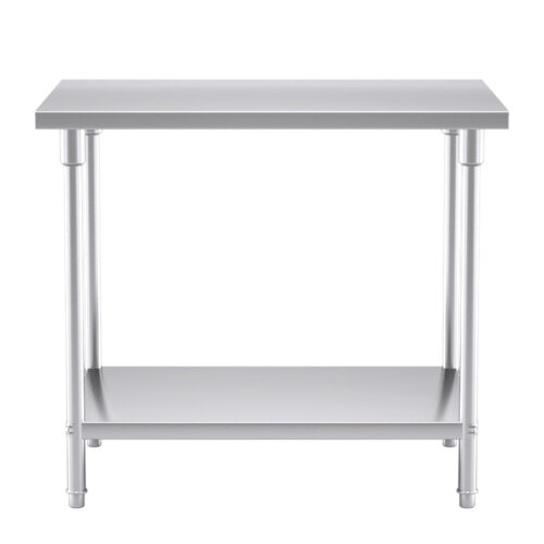 100*70*85cm Commercial Catering Kitchen Stainless Steel Prep Work Bench - Image 2