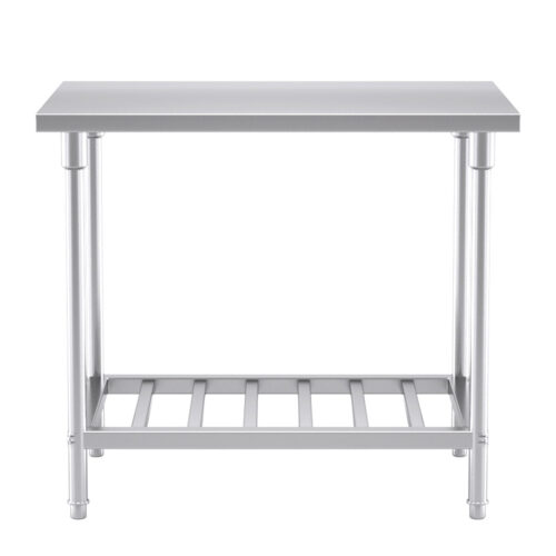 100*70*85cm Commercial Catering Kitchen Stainless Steel Prep Work Bench - Image 2