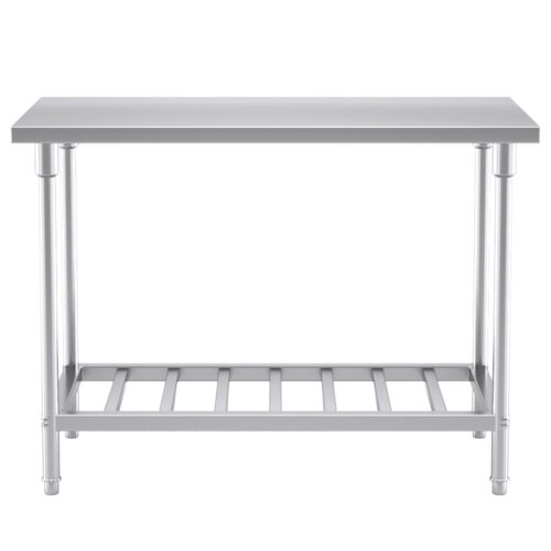 120*70*85cm Commercial Catering Kitchen Stainless Steel Prep Work Bench - Image 2