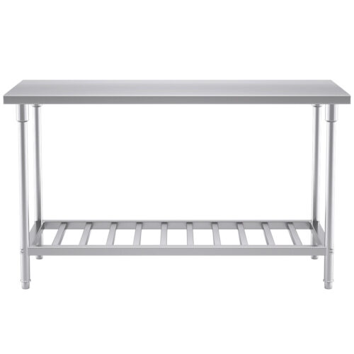 150*70*85cm Commercial Catering Kitchen Stainless Steel Prep Work Bench - Image 2