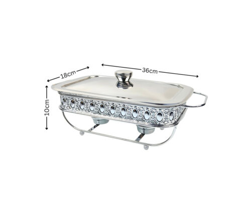 1.5L Lace Edge Dining Stove Silver Color Portable Dining Cooking Appliance for Kitchen - Image 2