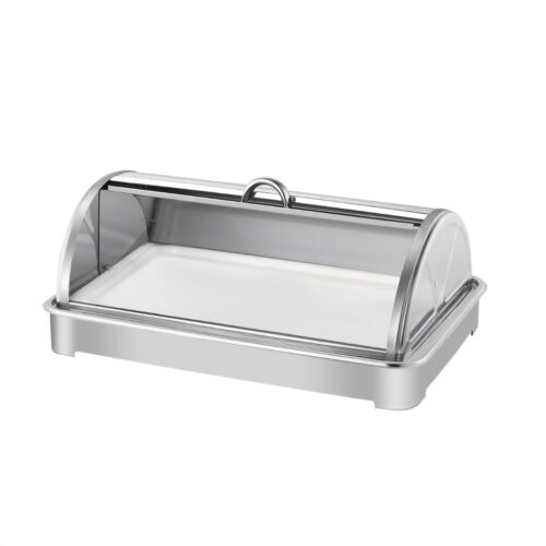 59x38.5cm Silver Color Ceramic Serving Bowl Chafing Dish for Kitchen