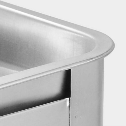 2x 45CM Portable Stainless Steel Outdoor Chafing Dish BBQ Fish Stove Grill Plate - Image 4