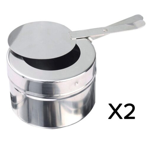 3L Triple Tray Stainless Steel Roll Top Chafing Dish Food Warmer - Image 6