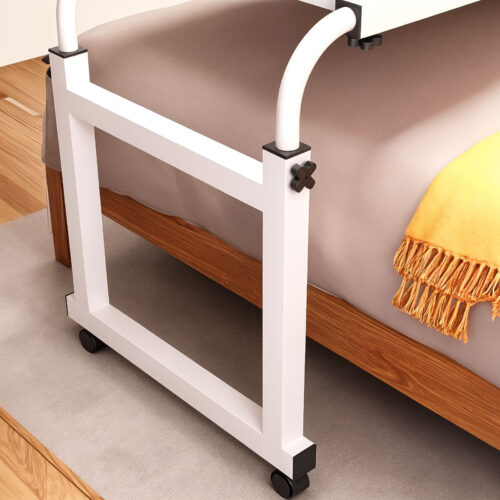 120x45cm Wood Cross Bed Movable Desk Table Adjustble Length Height - Image 6