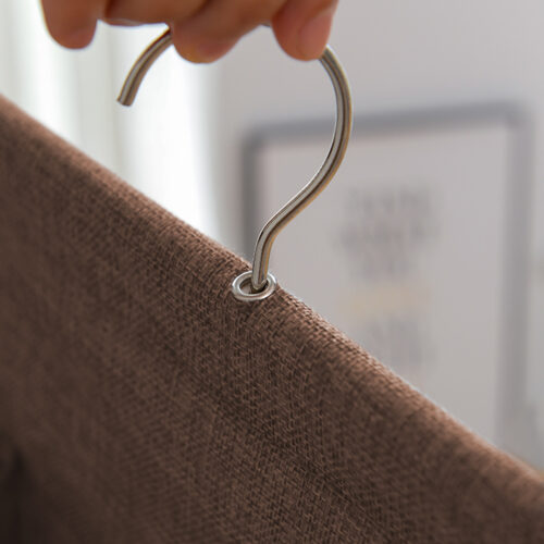 2x Coffee Double Sided Hanging Storage Bag Underwear Bra Socks Mesh Pocket Hanger Home Organiser - Image 3