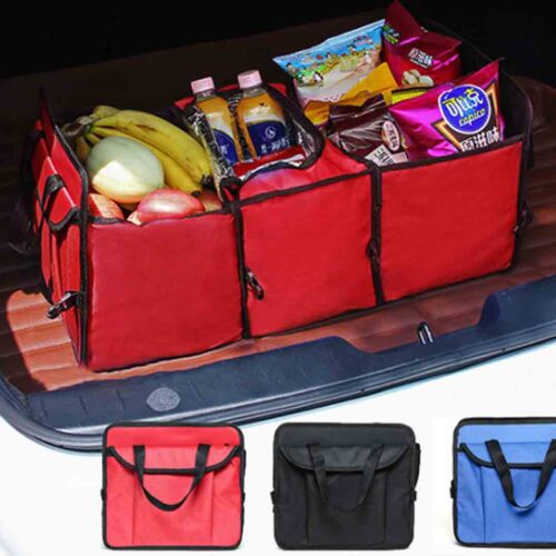 Car Portable Storage Box Waterproof Oxford Cloth Organizer Black - Image 6