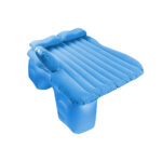 Blue Stripe Inflatable Car Mattress Portable Camping Rest Air Bed Travel Compact Sleeping Kits