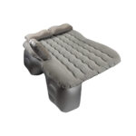 Grey Ripple Inflatable Car Mattress Portable Camping Air Bed Travel Sleeping Kits