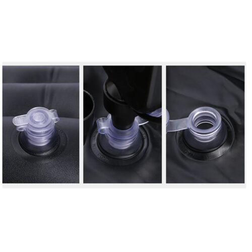 Grey Inflatable Car Boot Mattress Portable Camping Air Bed Travel Sleepings - Image 7