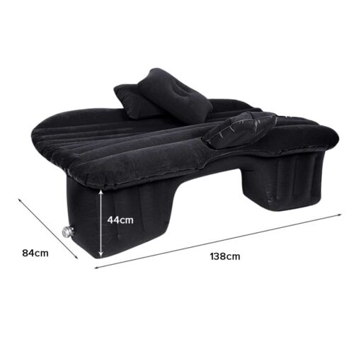 Portable Camping Car Set Inflatable Air Bed Mattress Storage Organizer Handheld Vacuum Black - Image 3