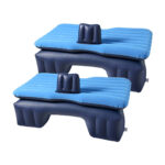 2x Inflatable Car Mattress Portable Travel Camping Air Bed Rest Sleeping Bed Blue
