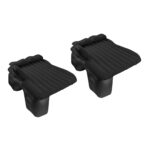 2x Black Stripe Inflatable Car Mattress Portable Camping Rest Air Bed Travel Compact Sleeping Kits