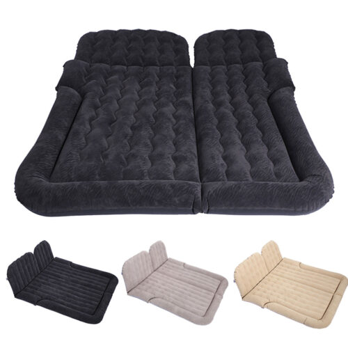2x Black Inflatable Car Boot Mattress Portable Camping Air Bed Travel Sleepings - Image 7