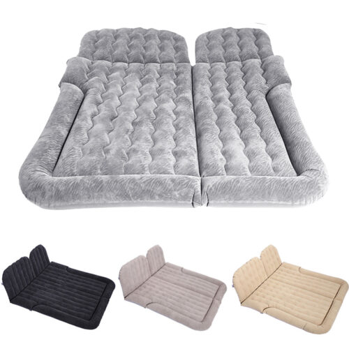2x Grey Inflatable Car Boot Mattress Portable Camping Air Bed Travel Sleepings - Image 5