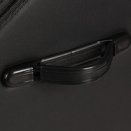 4x 60cm Leather Car Boot Collapsible Folding Cargo Organizer Portable Storage Box with Lock Black - Image 4